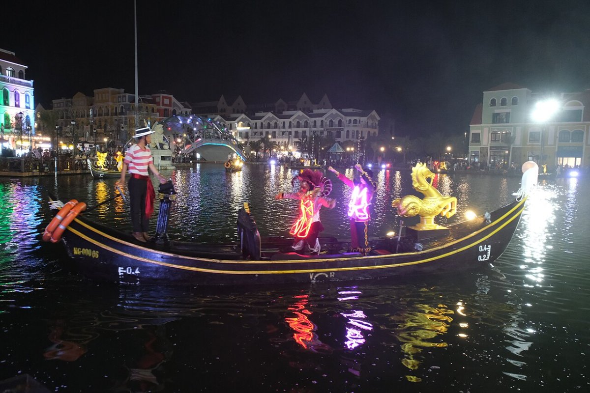 Không gian vui chơi tại Grand World Phú Quốc